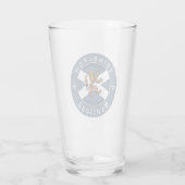 Scotland Glass, Rampant, Edinburgh, Schotse vlag Glas (Achterkant)