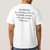 Scotland Gordon Amazing Clan T-shirt (Achterkant)