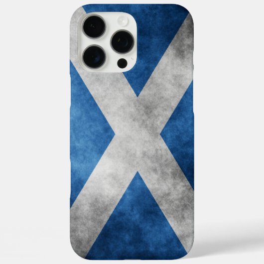 Scotland Grunge - Saint Andrew's Cross Case-Mate iPhone Case (Achterkant)
