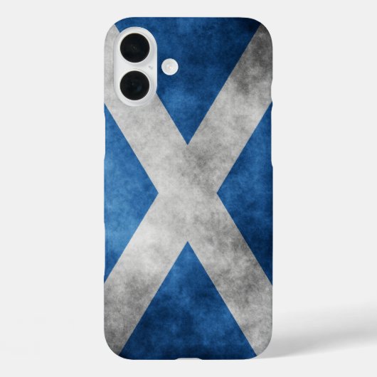 Scotland Grunge - Saint Andrew's Cross Case-Mate iPhone Case (Achterkant)