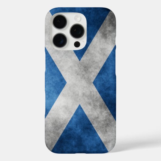 Scotland Grunge - Saint Andrew's Cross Case-Mate iPhone Case (Achterkant)