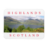 Scotland Highlands uitzicht koelkastmagneet Magneet (Horizontaal)