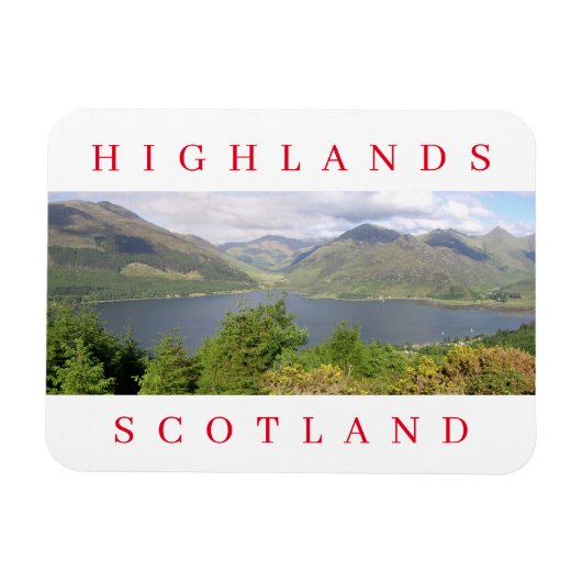 Scotland Highlands uitzicht koelkastmagneet Magneet (Horizontaal)