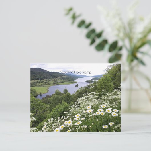 Scotland Hole Romp Briefkaart (Staand voorkant)