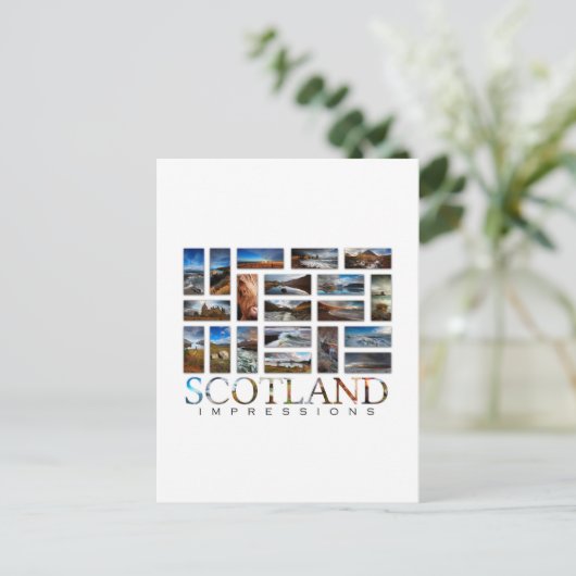Scotland Impressions Briefkaart (Staand voorkant)