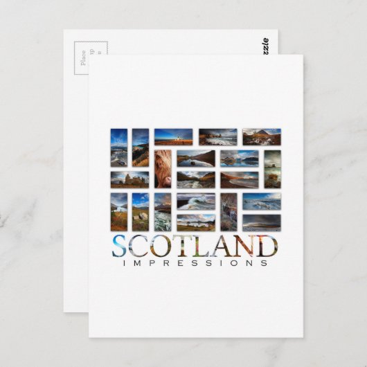Scotland Impressions Briefkaart (Voorkant / Achterkant)