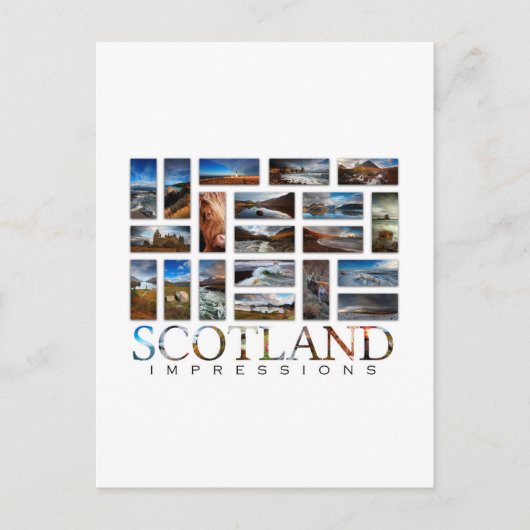 Scotland Impressions Briefkaart (Voorkant)