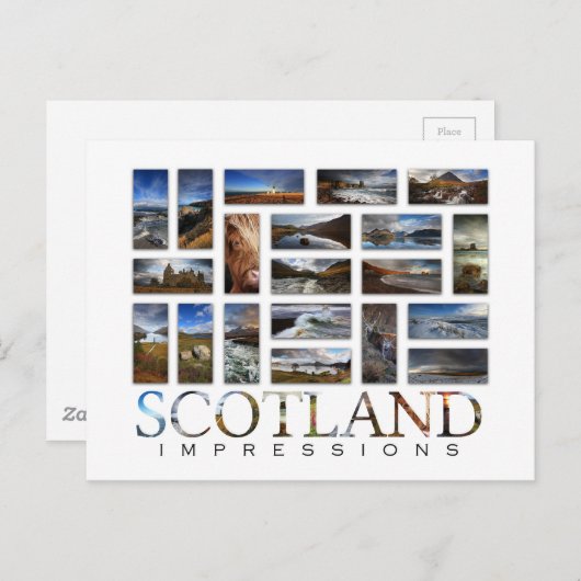 Scotland Impressions Briefkaart (Voorkant / Achterkant)