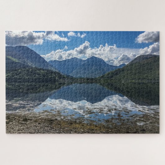 Scotland Jigzaag Puzzle - Loch Leven 2, Glencoe Legpuzzel (Horizontaal)