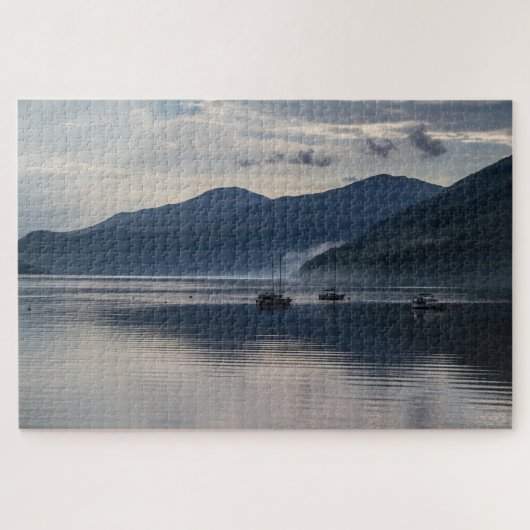 Scotland Jigzaag Puzzle - Loch Tay Clouds Legpuzzel (Horizontaal)