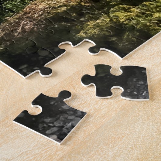 Scotland Jigzaag Puzzle - waterfall Glencoe Legpuzzel (Zijkant)