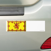 Scotland Lion Flag Jewel Bumpersticker (Op auto)