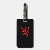 Scotland Lion Rampant Bagagelabel (Achterkant verticaal)
