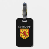 Scotland Lion Rampant Bagagelabel (Achterkant verticaal)