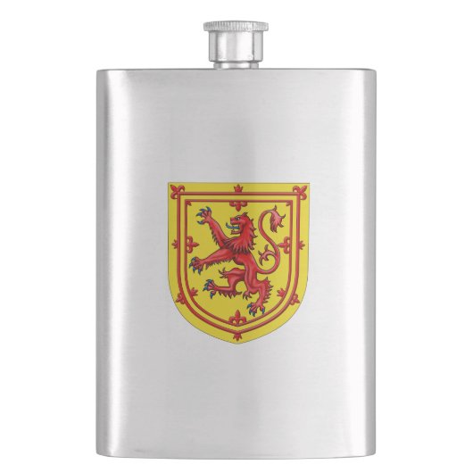 Scotland Lion Rampant Coat of Arms Flacon (Voorkant)