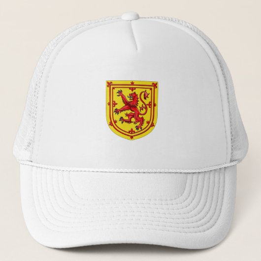 Scotland Lion Rampant Coat of Arms Trucker Pet (Voorkant)