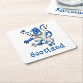 Scotland Lion Rampant Kartonnen Onderzetters (Schuin)