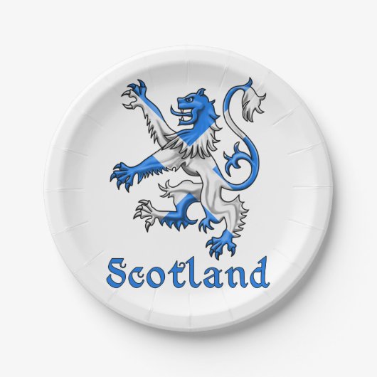 Scotland Lion Rampant Papieren Bordje (Voorkant)