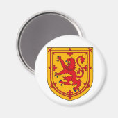 Scotland Lion Rampant Shield Magneet (Voorkant / Achterkant)