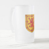 Scotland Lion Rampant Shield Matglas Bierpul (Voorkant links)