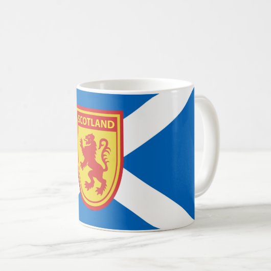 Scotland Lion Rampant Shield Mok (Voorkant rechts)