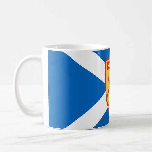 Scotland Lion Rampant Shield Mok (Links)