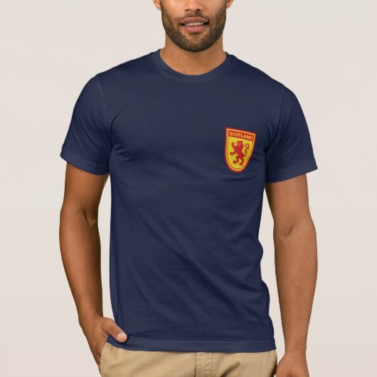 Scotland Lion Rampant Shield Tshirt (Voorkant)