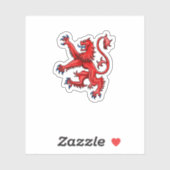 Scotland Lion Rampant Sticker (Vel)