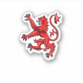 Scotland Lion Rampant Sticker (Voorkant)