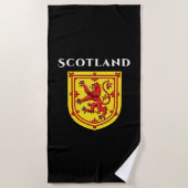 Scotland Lion Rampant Strandlaken (Voorkant)