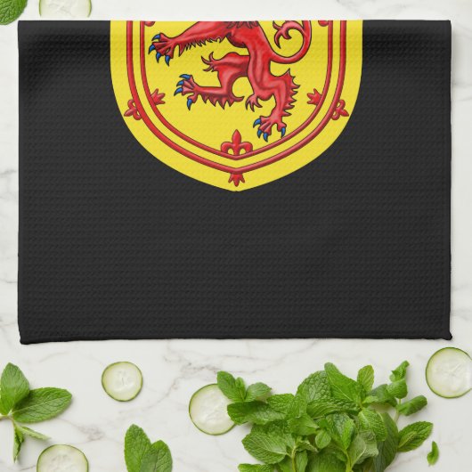 Scotland Lion Rampant Theedoek (Gevouwen)