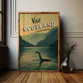 Scotland Loch Ness Monster Poster