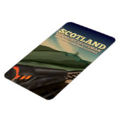 Scotland Locomotive Travel Poster Magneet (Linkerzijde)