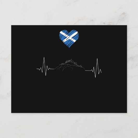 Scotland Love Briefkaart (Voorkant)