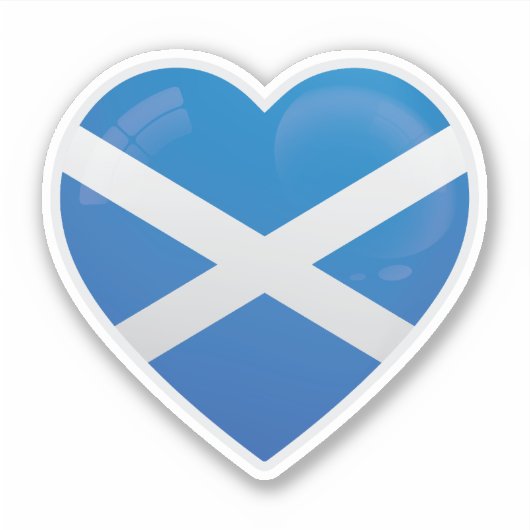 Scotland Love Icon Sticker (Voorkant)