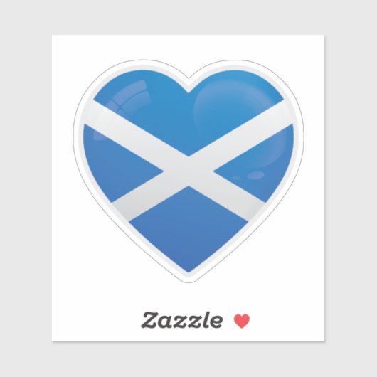 Scotland Love Icon Sticker (Vel)