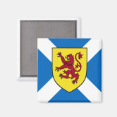 Scotland Magnet - Cross & Lion (Voorkant / Achterkant)