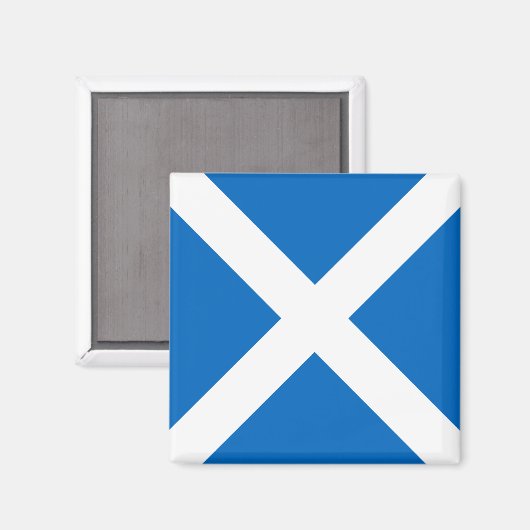 Scotland Magnet - Kruis van St. Andrew (Voorkant / Achterkant)
