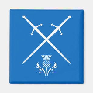 Scotland Magnet - Swords & Thistle
