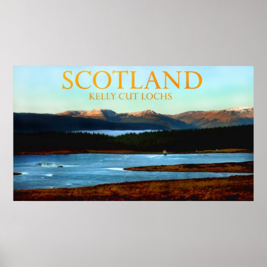scotland met zeewier poster (Voorkant)