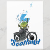 Scotland Motorcycle map reisposer (Voorkant)