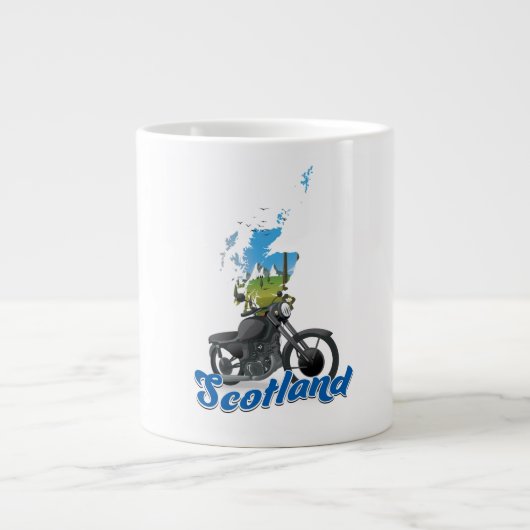 Scotland Motorcycle map reisposer Grote Koffiekop (Voorkant)