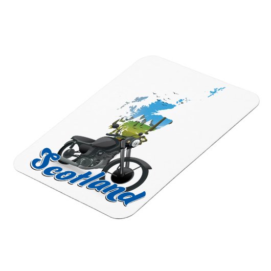 Scotland Motorcycle map reisposer Magneet (Linkerzijde)