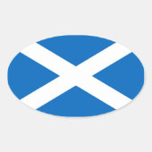 SCOTLAND OVALE STICKER (Voorkant)