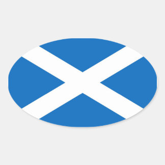 SCOTLAND OVALE STICKER