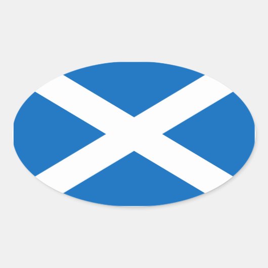 SCOTLAND OVALE STICKER (Voorkant)