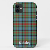Scotland Paisley District Tartan Gepersonaliseerd Case-Mate iPhone Case (Achterkant)