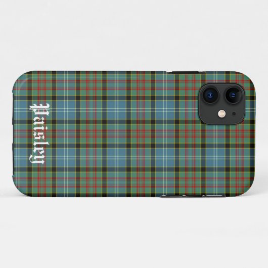 Scotland Paisley District Tartan Gepersonaliseerd Case-Mate iPhone Case (Achterkant (horizontaal))