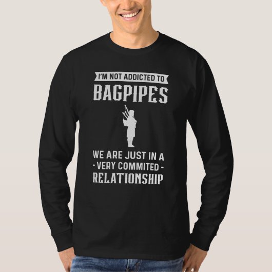 Scotland Pride Bagpiping Bagpiper Bagpipe Player T-shirt (Voorkant)