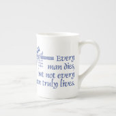 Scotland Quote, Sir William Wallace, Thistle Porselein Kop (Rechts)